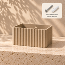 Ribbed Wall Planter, Rectangle