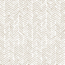 Beige Terracotta Herringbone Wallpaper