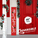 Believe Christmas Porch Sign
