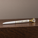 Best Life Ever Gem Pen in Gift Box | Jewel-Topped Gift Pen in Gold