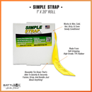Simple Strap  1”x20’ Roll