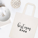 Best Mom Ever Cotton Canvas Tote Bag