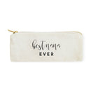 Best Nana Ever Cotton Canvas Pencil Case and Travel Pouch