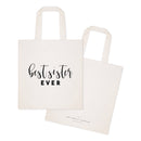 Best Sister Ever Cotton Canvas Tote Bag