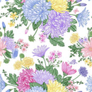 Voguish Spring Floral Wallpaper