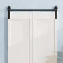 Bi-Folding Sliding Barn Door Hardware Track Kit (No Door)