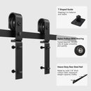 Bi-Folding Sliding Barn Door Hardware Track Kit (No Door)