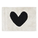 Big Heart Bath Mat | Soft Bathroom Rug | 20" x 30"