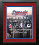 NHL Hockey Photo Picture Frame Kit - Montreal Canadiens (Red Matting, Blue Trim)