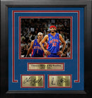 Chauncey Billups & Richard Hamilton Detroit Pistons 8x10 Framed Photo with Engraved Autographs