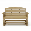 SimplyPoly Amish Made Classic Recycled Plastic Porch Glider