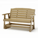SimplyPoly Amish Made Classic Recycled Plastic Porch Glider