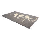Birds On Branch - Gray Coir Doormat