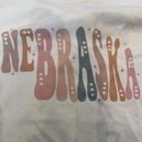 Groovy Nebraska T-shirt | Heather Dust | Pretty & Fabulous