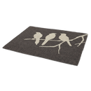 Birds On Branch Gray Coir Doormat