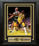Larry Bird v. Magic Johnson 8" x 10" Framed Basketball Photo