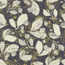 Beige and Yellow Leaves Wallpaper