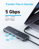 Refurbished Anker <b>332</b> USB-C Hub (5-in-1)