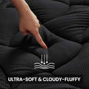 Premium Zoned Cooling Mattress Pad - Black