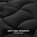 Premium Zoned Cooling Mattress Pad - Black