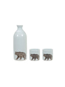 Black Bear Sake Set