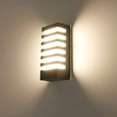 Black Outdoor Waterproof Aluminum LED Wall Sconce For Porch, Garden