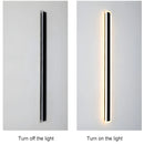 Black Outdoor Waterproof Tall Aluminum LED Wall lamp For Garden
