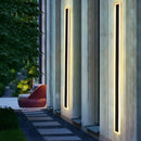 Black Outdoor Waterproof Tall Aluminum LED Wall lamp For Garden