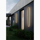 Black Outdoor Waterproof Tall Aluminum LED Wall lamp For Garden