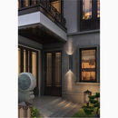 Black Waterproof Outdoor Aluminum LED Wall lamp For Garden, Porch