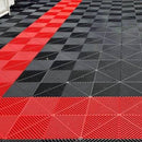 Garage Tile Ramp Edge for Interlocking PP Flooring - High End Polypropylene | 100% Recyclable | DECKO DURANTE (15.8" x 2.4" x 0.7")