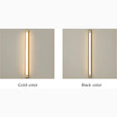 Black/Gold Outdoor Waterproof Long LED Wall Lamp for Villa