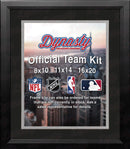 NBA Basketball Photo Picture Frame Kit - San Antonio Spurs (Black Matting, Silver Trim)