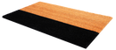 Black Belt Natural & Black Coir Doormat