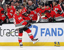Connor Bedard First NHL Goal Chicago Blackhawks 8" x 10" Hockey Photo