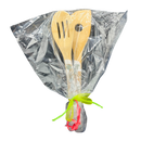 Bamboo Kitchen Utensils With Hand-Poured Resin Finish | 2 Pack | Perfect Gift For Wedding, Christmas, Or Birthday | Made in Nebraska