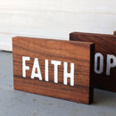 Hand-Stamped Wood Blocks