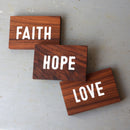 Hand-Stamped Wood Blocks