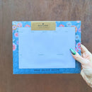 Blossoms Undated Weekly Planner Pad
