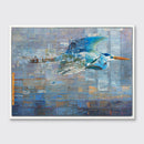Blue Heron in Flight - Limited Edition Canvas Print