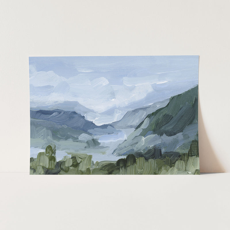 "Blue Juneau" Art Print