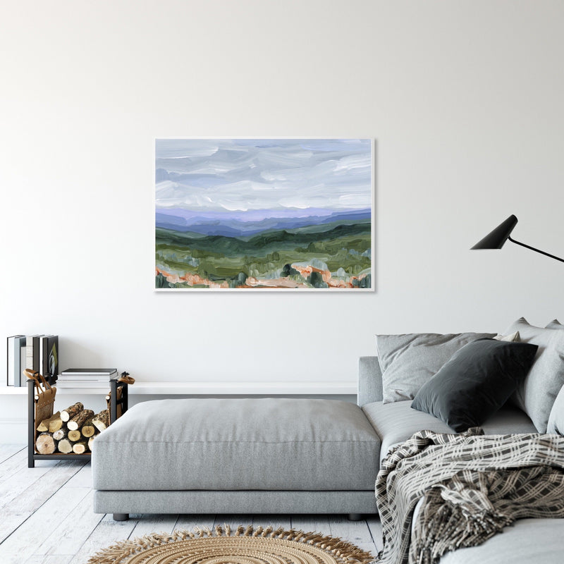 "Blue Ridge" Art Print