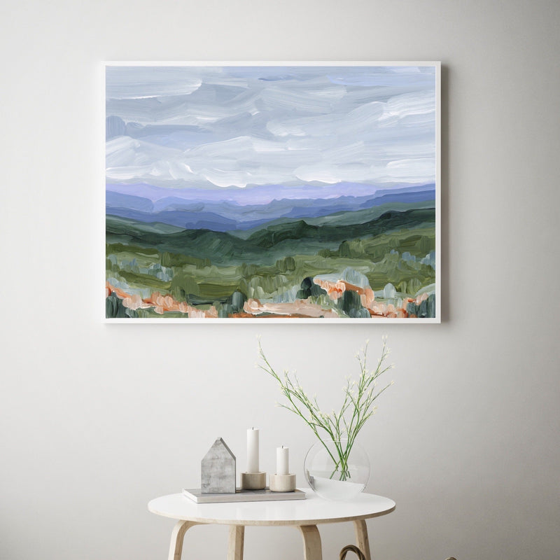 "Blue Ridge" Art Print