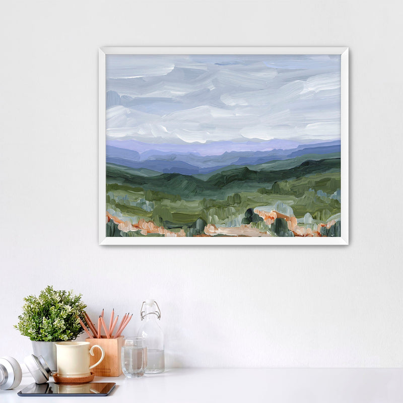 "Blue Ridge" Art Print