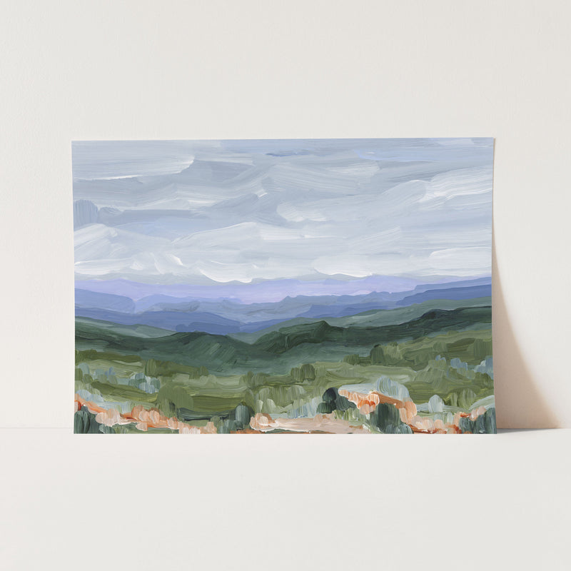 "Blue Ridge" Art Print