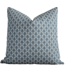 Noelle Indigo Floral Pillow Cover