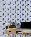 Blue Cowboy Rodeo Western Wallpaper