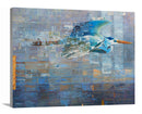 Blue Heron in Flight - Limited Edition Canvas Print