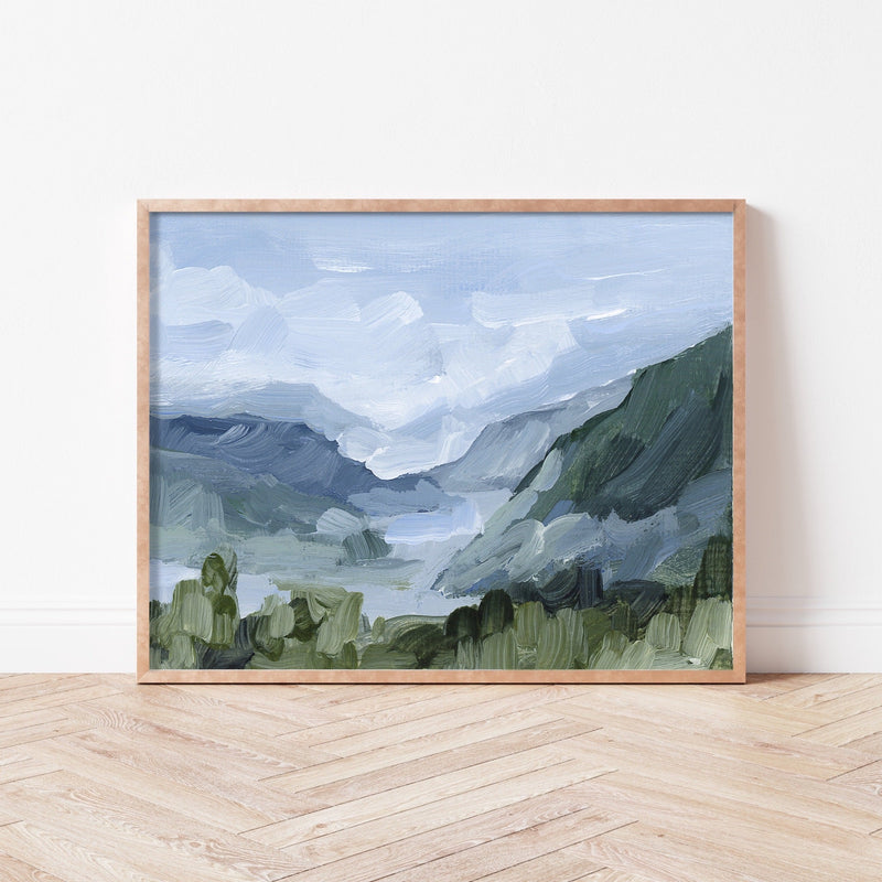 "Blue Juneau" Art Print