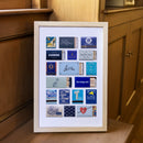 Blue Collage Poster
